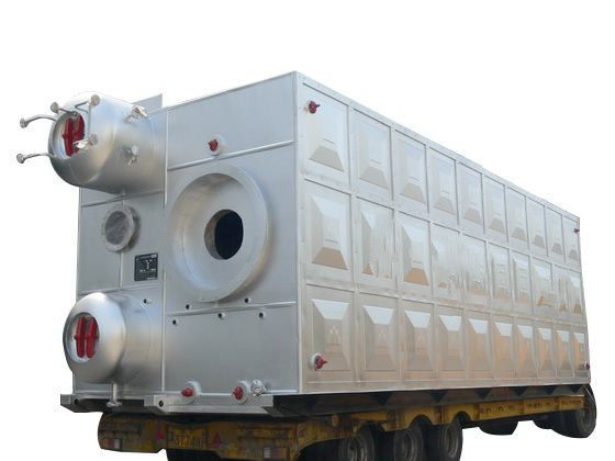 Dual Fuel LPG Fired Steam Boiler , Steam Gas Heater 65kg Steam Capacity Double Drum